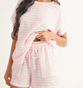 Daily Shift Stripe Print Set