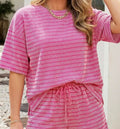 Stripe Ribbed Loose Set